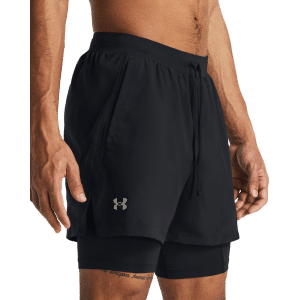 Under Armour Mænds - Launch 5" 2-in-1 Shorts - Black L