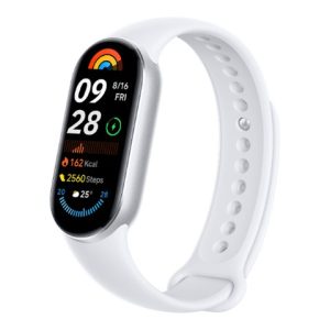 Xiaomi Smart Band 9 - Aktivitetssporer Med Rem - Tpu - Gletsjer Sølv - Håndledsstørrelse: 135-210 Mm - Display 1.62" - Bluetooth - 15.8 G