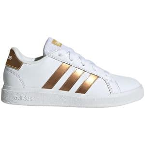 adidas Performance Sko - Grand Court 2.0 K - Hvid/Guld