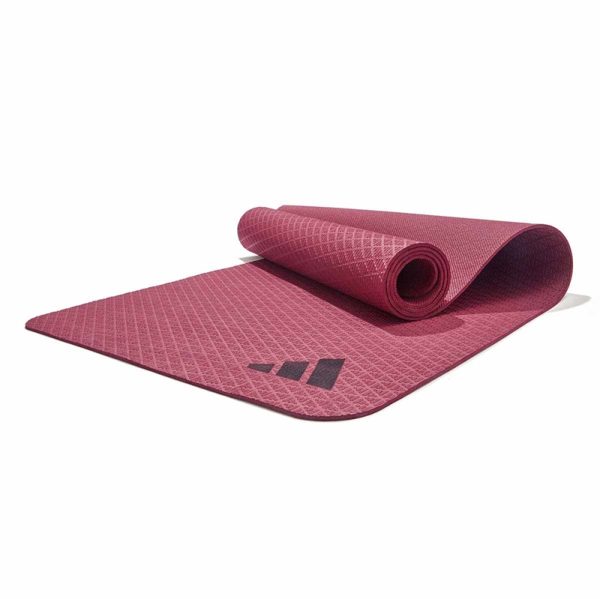 Adidas 4 mm Yogamåtte - Bordeaux