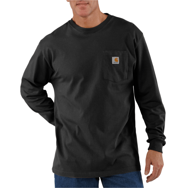 CARHARTT Trøje Workwear Pocket T-Shirt L/S Black - M