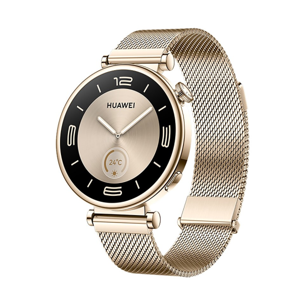 Huawei | Watch Gt 4 (41Mm) - Smartwatch Med Rem - Håndledsstørrelse: 120-190 Mm - Guld