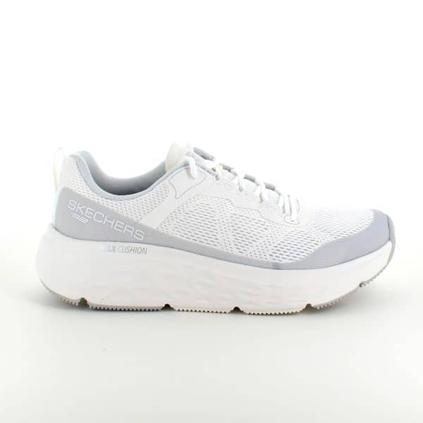 Hvid Skechers herre sko med Max Cushioning - 43