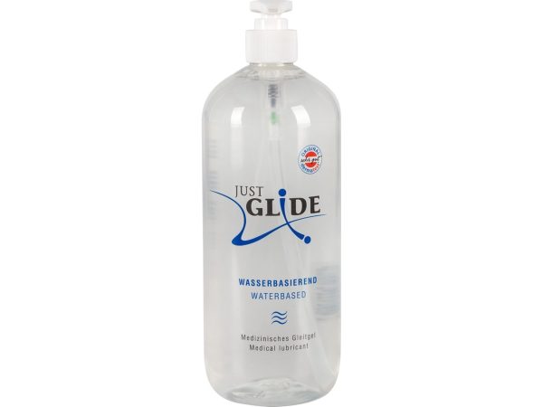 Just Glide Waterbased Vandens Pagrindo Lubrikantas (1000 Ml)