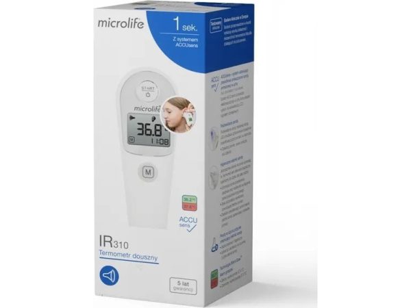 Microlife Øretermometer Ir310 - Med Accu-Sens-Styringssystem