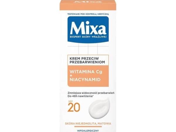 Mixa_Lab Radiance Face Fluid Creme Med C-Vitamin Og Spf20 Mod Ujævnheder I Ansigtet 50 Ml