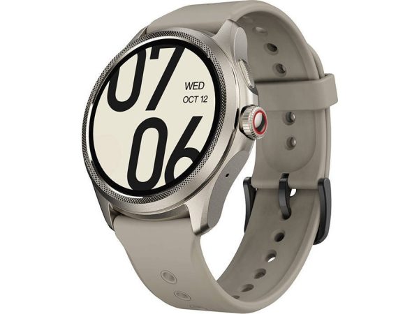 Mobvoi Ticwatch Pro 5 Gps Elite Edition Smartwatch, Sort, Inkl. Sorte Silikone- Og Brune Læderremme