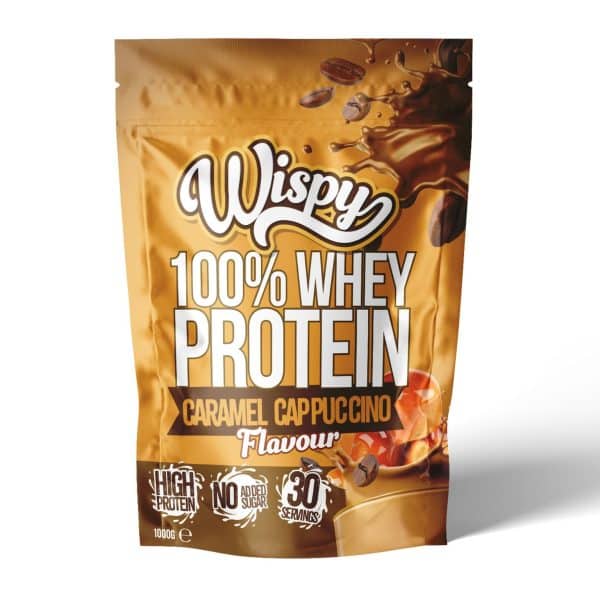 Wispy Whey 100 (1 kg) - Caramel Cappuccino - Proteinpulver