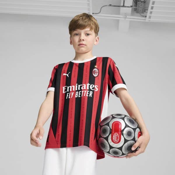 AC Milan 24/25 Hjemmebanetrøje Børn