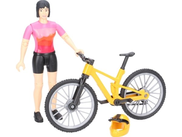 Bruder Bworld Figur - Mountainbike-Rytter (63111)