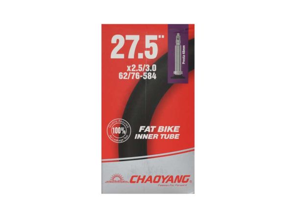 Chaoyang Slange 27.5 x 2.50-3.0 med 48mm lang Racerventil