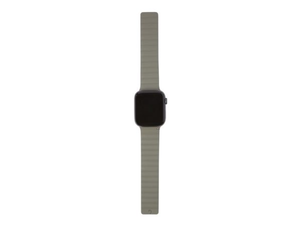 Decoded Traction Strap Lite - Løkke For Smart Watch - Olivengrøn - For Apple Watch Hermès Series 7, Hermès Series 9, Nike Series 7, Series 10, Series