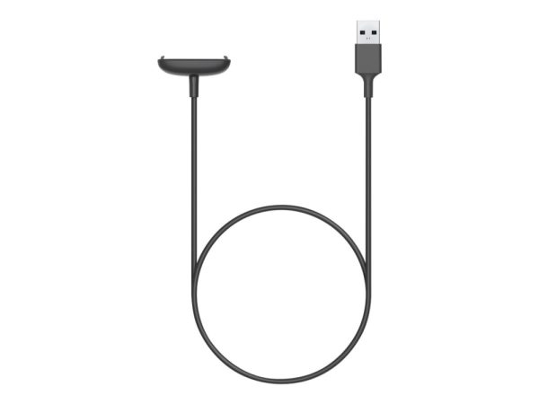 Fitbit - Kun Opladningskabel - Usb (Kun Strøm) Han - Sort - For Fitbit Inspire 2