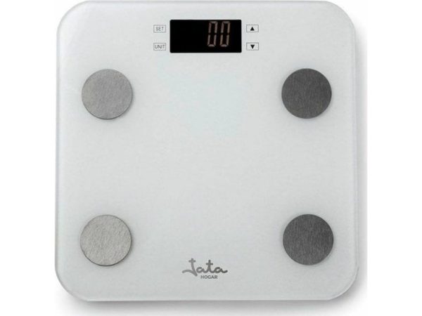 Jata Hbas1501 Personal Scale Rectangle Grey, White Electronic Personal Scale