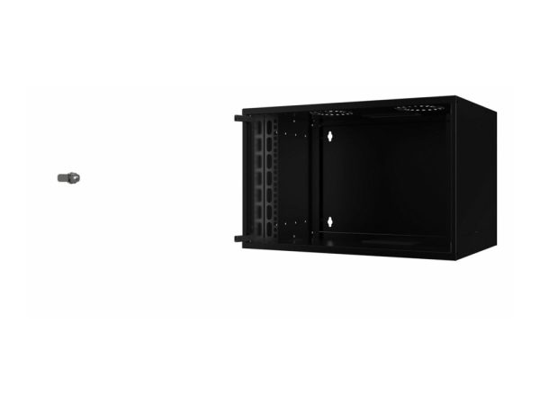 Lanview By Logon Soho - Rack Kabinet - 53 X 40, Ikke-Monteret - Vægmonterbar - Sort, Ral 9005 - 7U - 19"