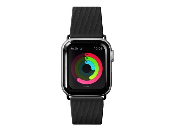 Laut Active 2.0 Sport - Urrem For Smart Watch - Sort - For Apple Watch Hermès Series 9, Series 10, Series 8, Series 9, Ultra, Ultra 2