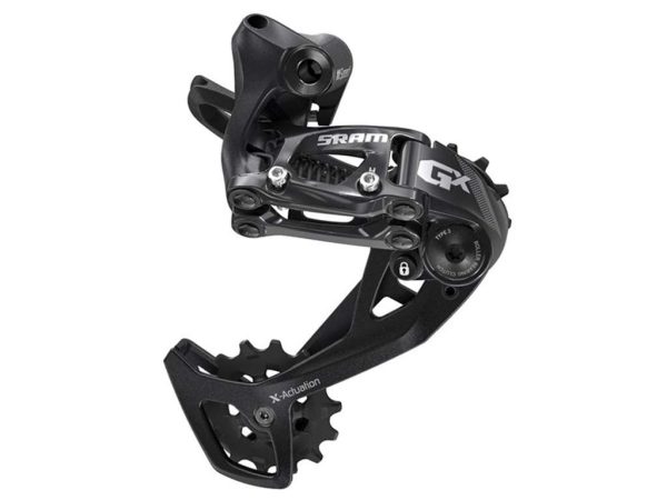 SRAM GX Bagskifter - 2x11 Speed - Long Cage - Sort/Grå