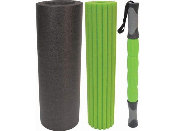 Schildkrot Massage Rollers 3In1 Schildkrot Gray-Green 960039