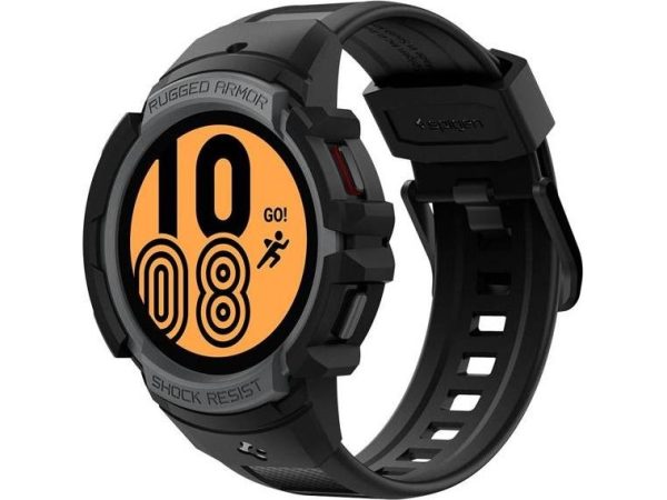 Spigen Rugged Armor Pro, Urbeskytter, Samsung, Galaxy Watch 4, Termoplastisk Polyurethan (Tpu)