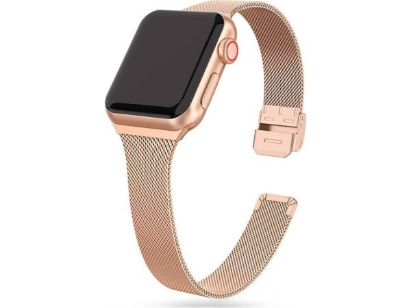 Tech-Protect Bransoleta Tech-Protect Thin Milanese Apple Watch 38/40/41Mm Blush Gold