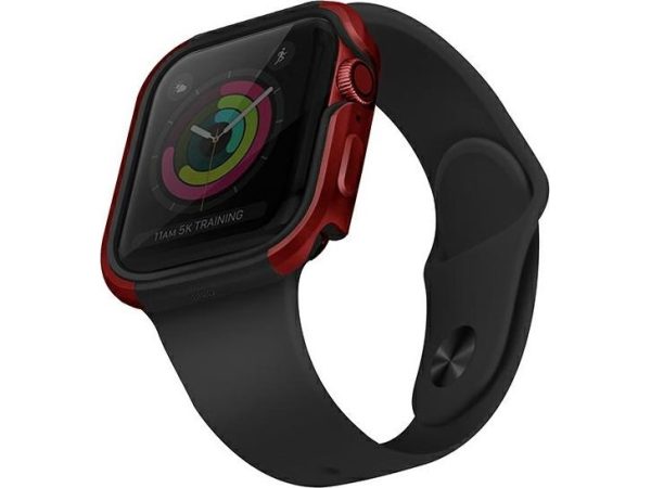 Uniq Uniq Case For Valencia Apple Watch Series 4/5/6/Se 44Mm. Red/Crimson Red