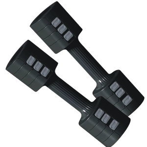ASG Adjustable Dumbbell Set 5 kg Black