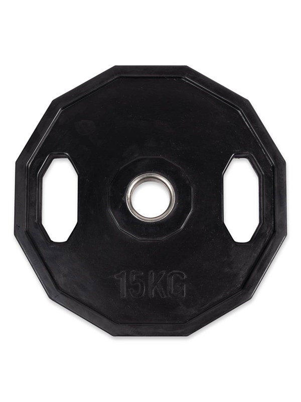 ASG Vægtskive Sort m. Håndtag 15 KG Ø50