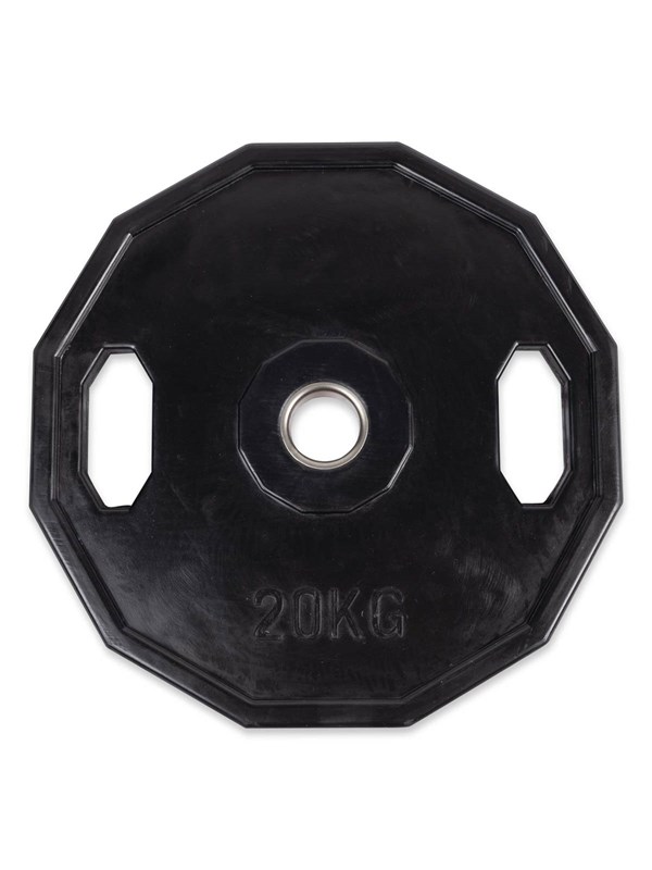 ASG Vægtskive Sort m. Håndtag 20 KG Ø50