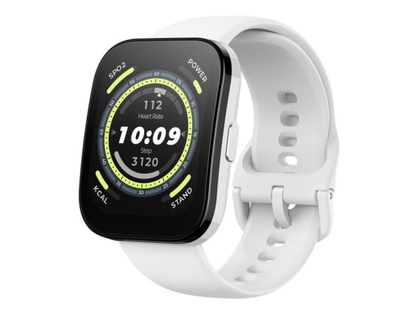 Amazfit Bip 5 - Smart Ur Med Rem - Håndledsstørrelse: 155-210 Mm - Display 1.91" - Bluetooth - 26 G - Cream White