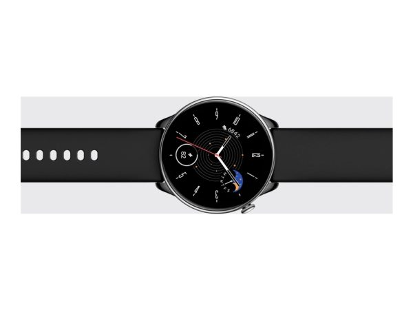 Amazfit Gtr Mini - Smart Ur Med Rem - Silikone - Håndledsstørrelse: 150-200 Mm - Display 1.28" - Bluetooth - 24.6 G - Midnat Sort