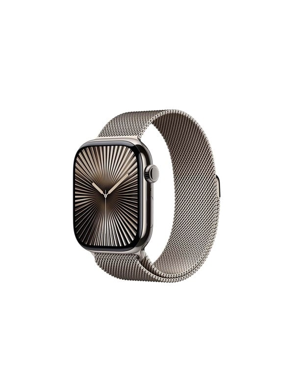 Apple Watch Series 10 GPS + Cellular 42mm - Titanium Case with Milanese Loop