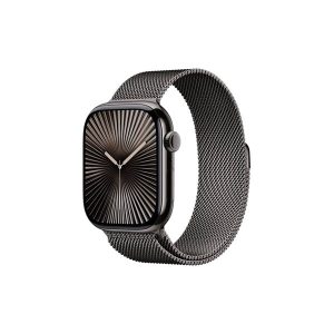 Apple Watch Series 10 GPS + Cellular 46mm - Slate Titanium Case with Slate Milanese Loop - M/L