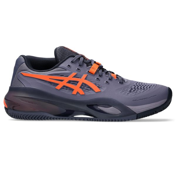 Asics Gel-Resolution X Clay Greyish Purple/Nova Orange