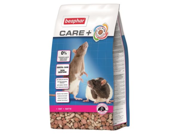 Beaphar Care+ Ratte, Granulat, 250 G, Rotte, Vitamin E, 250 G, Taske