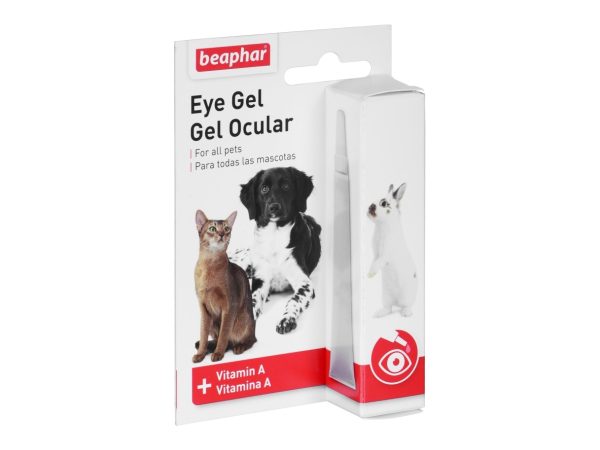 Beaphar Eye Gel, Kat (Dyr)/Hund, Dråber, 5 Ml, 1 Stk, Vitamin A, Blister