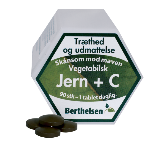 Berthelsen Jern + C (90 tabletter)