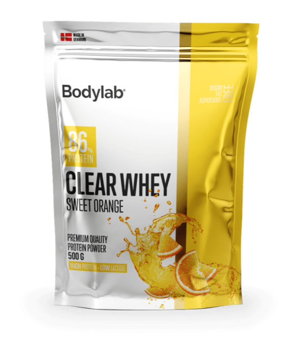 Bodylab Clear Whey Sweet Orange, 500 g.