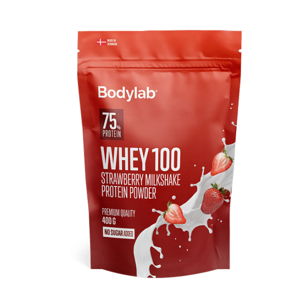 Bodylab Whey 100 (400 g) - Strawberry Milkshake