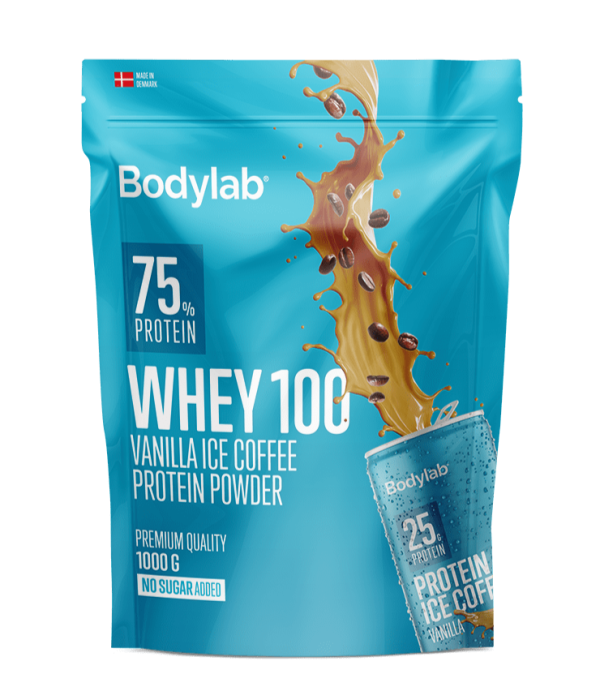 Bodylab Whey 100 Vanilla Ice Coffee, 1kg.