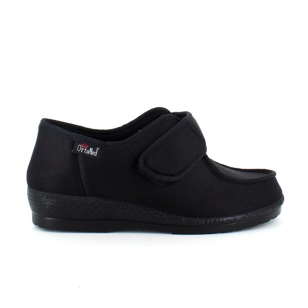 Bred sko med velcro og plads - 38