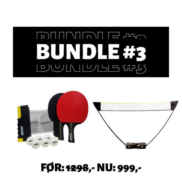 Bundle #3 - Bordtennis og badminton