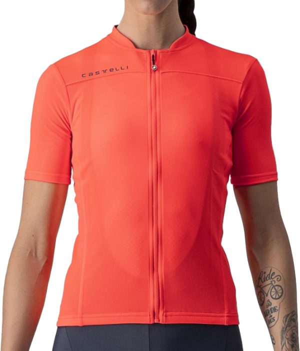 Castelli ANIMA 3 JERSEY - Lyserød/Rød