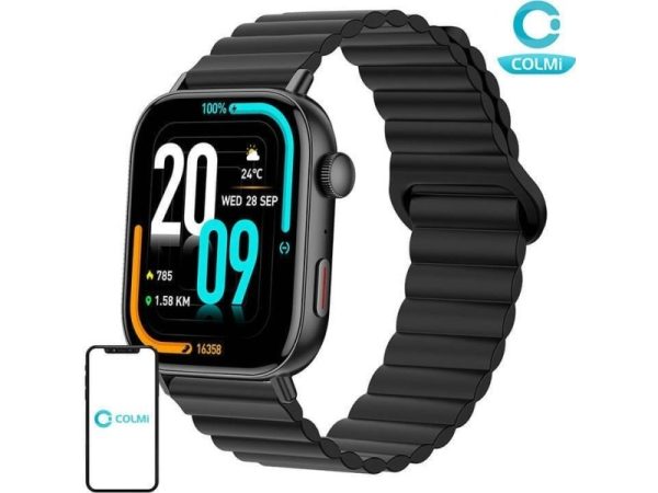 Colmi Smartwatch Colmi C8 Max Smartwatch Med Magnetisk Rem (Sort)