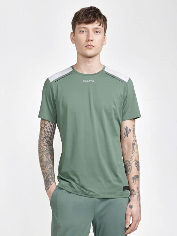 Craft - Pro Hypervent Ss Tee M - Moss / Flex XS