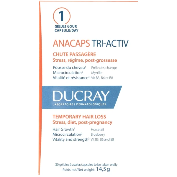 DUCRAY Anacaps Tri-Activ 30 Pieces