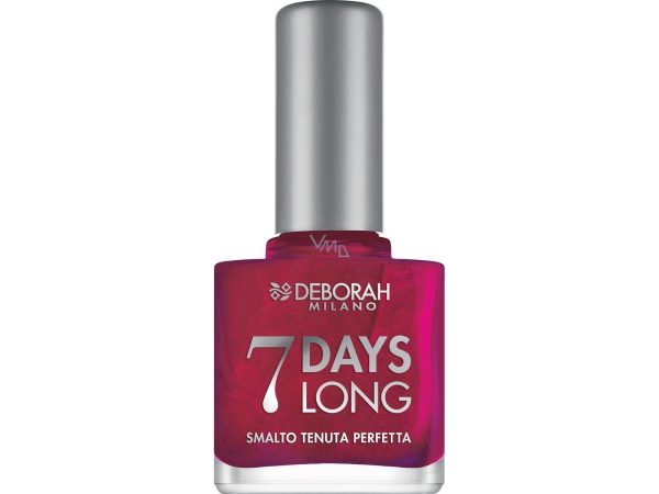 Deborah, 7 Day Long, Vitamins, Quick-Dry, Nail Polish, En872, Pearly Purple, 11 Ml