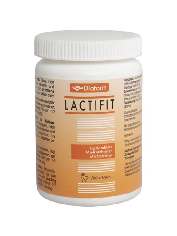 Diafarm LactiFit lactic yeast tablets for cats 100pcs