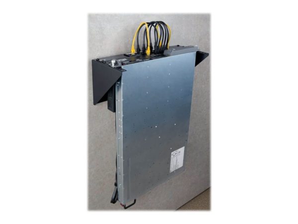 Eaton Tripp Lite Series Wallmount Rack 2U Vertical Rack Bracket 175Lb Capacity - Monteringsbøjle - Vægmonterbar - Sort - 2U - 19"