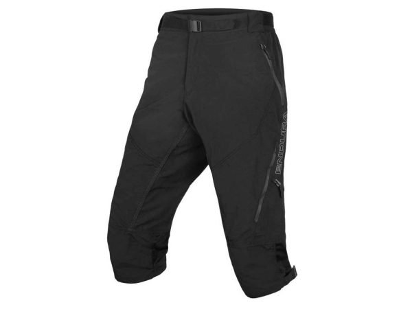 Endura Hummvee - 3/4 MTB cykelshorts - Liner med pude - Sort - Str. S