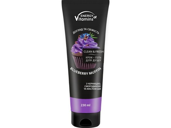 Energy Of Vitamins Blueberry Muffin Shower Gel 230Ml